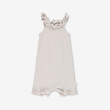 Baby Girl Rib Tank Overall RIB